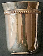 Timbale e métal argenté de