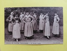 cpa 71 - TOURNUS Jeunes Femmes en COSTUME TOURNUGEOIS dansent Le BRANLE à QUATRE