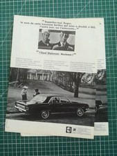 859 belle PUBLICITE ANCIENNE circa 1970 Opel Diplomat
