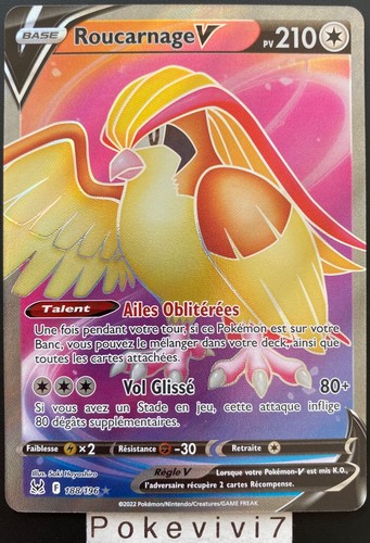 Carte pokemon roucarnage - carte,