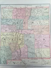 Ancien Couleur Carte De Neuf