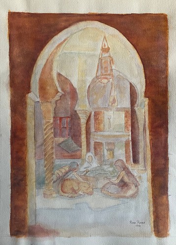 Tableau aquarelle originale - tableau,
