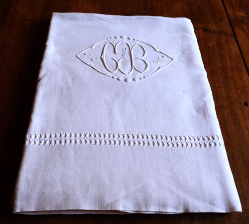 Drap ancien pur - pur, fil