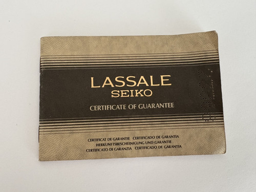 Seiko lassale livret - seiko, de