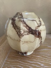 globe Boule verre opaline art déco Clichy  Marbré Suspension lustre Skyscraper