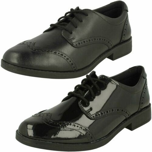 Filles clarks brogue lacets - brogue, à