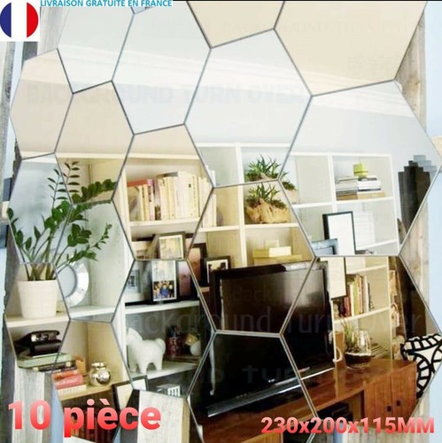 Miroir autocollant mural - autocollant,