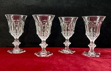 VAL SAINT LAMBERT METTERNICH WEINGLÄSER VERRES A VIN CRISTAL TAILLE COTES PLATES