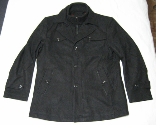 Manteau court laine pour - court,