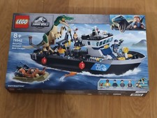 LEGO JURASSIC WORLD 76942 BARYONYX DINOSAUR BOAT ESCAPE neuf