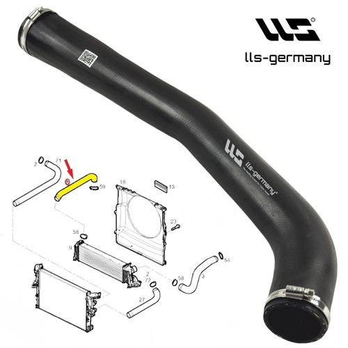 Tuyau turbo ladeluftschlauch - turbo,