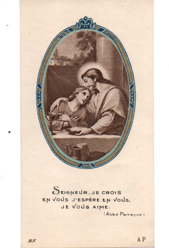 Image pieuse celluloïd - , 1950