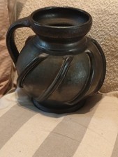 Pichet/Vase Céramiques Noir Irisé Vers 1950 DLG Jean Marais,ACCOLAY 