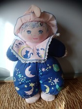 Poupée chiffon rose bleu