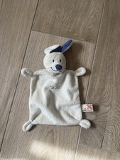 Doudou peluche chien bleu - chien,