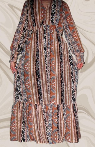 Robe mousseline colorée - , alain