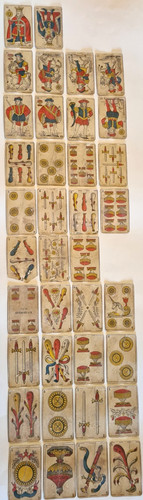 Ancien jeu cartes espagnol - jeu,