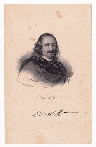 Portrait xixe pierre corneille - xixe,