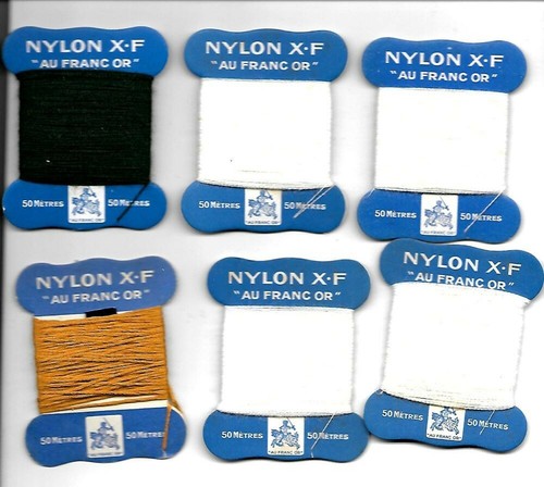 Lot cartes fil nylon - de,
