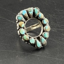 Incroyable bague turquoise de