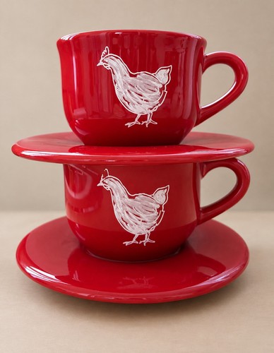 Grandes tasses soucoupes - 2,