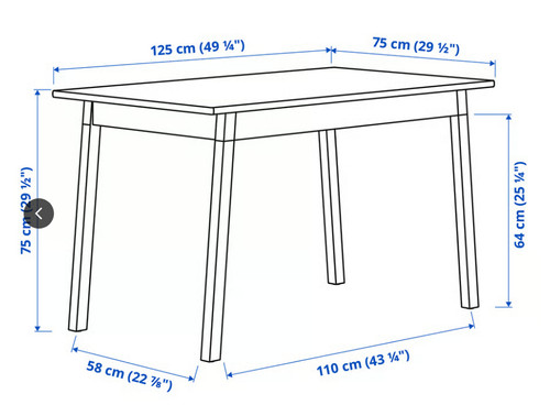 Table manger 4 chaises - et,