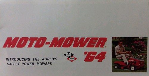 Moto mower riding - riding, &