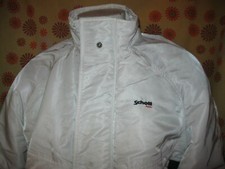 Ancienne VESTE de SKI SCHOTT N.Y.C. XL BLANC et NOIR no ESF Club Neige Snowboard