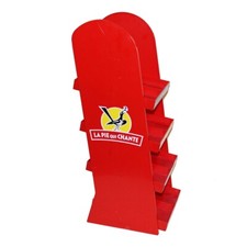 Présentoir publicitaire double 71 cm vintage de boulangerie La Pie qui Chante