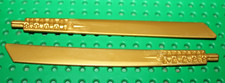 Lego Ninjago Pearl Gold Sword Blade ref 98135 set 9442 70503 70595 71739 9449