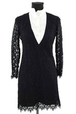 Robe en coton noire Sandro S
