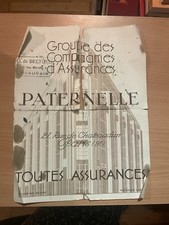 Buvard publicitaire ancien – Groupe des Compagnies d’Assurances Paternelle