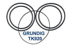 COURROIES SET GRUNDIG TK920