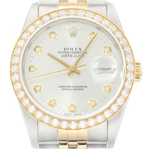 Rolex datejust 18k jaune - 18k,