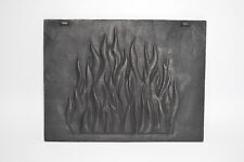 Plaque arrière en fonte pour insert de cheminée revêtement de foyer pièce dét...