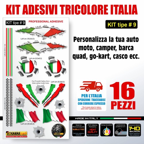 Set adhésifs tricolore - set, de