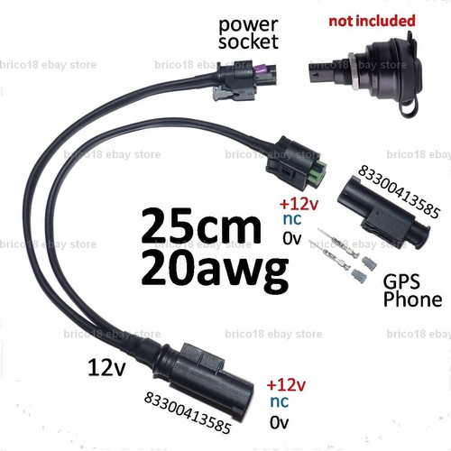 Bmw cable power outlet - bmw, y