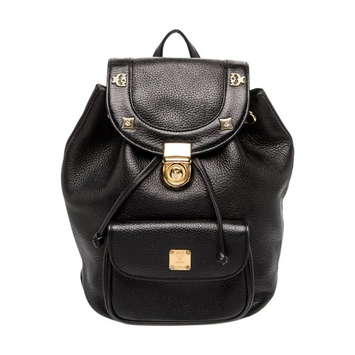 Euc vintage mcm black pebbled - vintage,