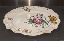Grand Plat Ovale Faïence du