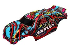Traxxas Carrosserie Rustler Hawaiian, Peinte + Décalques / TRX3749