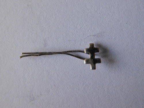 Croix lorraine miniature - lorraine, pour