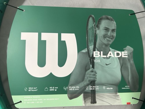 Wilson blade 104 - v10, grip