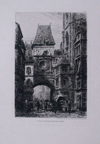 Gravure eau forte 19ème - eau-forte,