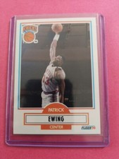 Patrick Ewing New York Knicks Carte Basket NBA Fleer 1990-91 #125