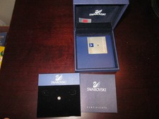 Swarovski Tie Tack- Diamond earing looking BRAND NEW in box 