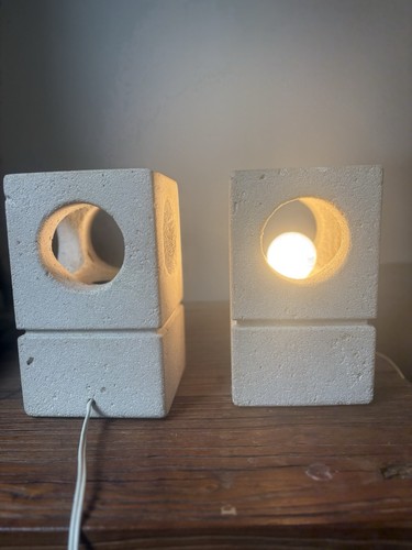 Paire lampe pierre - paire,