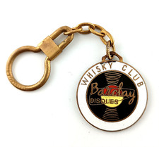 Porte clés Émaillé ??? WHISKY CLUB Grenoble Disques Barclays ???