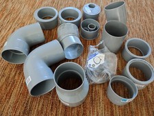 divers raccords plomberie PVC diamètre 100