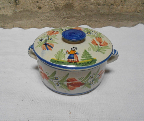 Ancien beurrier pot - ancien,