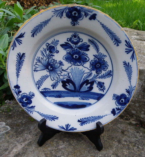 Assiette faïence delft - assiette,